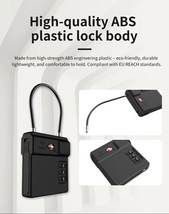 Candado Mecánico Sinovo con Rastreador GPS Global <span class=keywords><strong>TSA007</strong></span> Compatible con Apple Find My y Android para Maletas - Product Image 2
