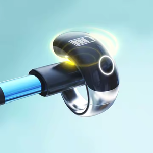 Rappel de prière quotidien numérique tactile léger cadeau de prière islamique <span class=keywords><strong>base</strong></span> de bague intelligente étanche avec chargeur - Product Image 5