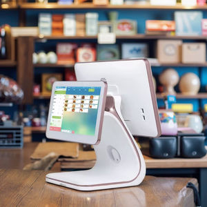 ราคาโรงงาน15.6 + 11.5 "หน้าจอสัมผัส All-in-one ระบบ POS 1366x768 Win สำหรับธุรกิจและซูเปอร์มาร์เก็ตเคาน์เตอร์ชำระเงิน - Product Image 6