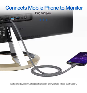 Cable USB ULT-unite 2026, Cable USB C Económico de 20 Gbps y 6 pies, Cable de Carga con Entrega de Energía de 100 W, 0.9 m, 1.8 m, 2.5 m - Product Image 3