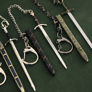Mini Espada de 9 cm, Llavero de Metal con Eslabones, Llavero de Aleación de Zinc, Colección de Espadas de la Película Juego de Tronos - Product Image 2