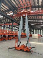 Ascenseur manuel en aluminium de levage d'un homme pour la plate-forme de fonctionnement