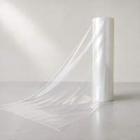 Rouleau de film holographique laser transparent, film nacré irisé pour la décoration de cartes de vœux, l'emballage, les fenêtres et les enveloppes