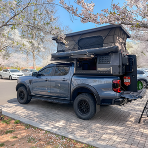 Camper de <span class=keywords><strong>camion</strong></span> <span class=keywords><strong>pliable</strong></span> léger et imperméable en aluminium KY Custom avec <span class=keywords><strong>lit</strong></span> intégré pour le voyage - Product Image 1