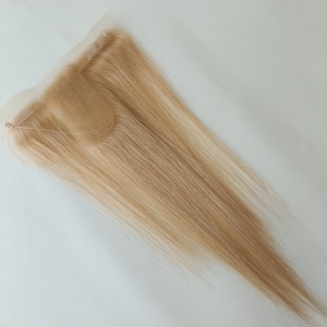 Topper T-Shape HD Lace de Cabelo Humano Virgem 100% com Linha Capilar Natural, Antiderrapante de Silicone, 16'' de Comprimento, Personalizável - Product Image 1