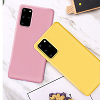 Étui de téléphone en TPU souple de couleur unie, simple et de qualité supérieure, résistant aux chocs, mat, pour Samsung S20 FE S22 S23 S24 S25 S26, étui de téléphone en silicone