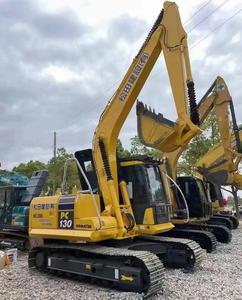 รถขุดตีนตะขาบ Komatsu PC130-7 มือสองสภาพดี 13 ตัน เครื่องยนต์ Kama พร้อมเกียร์ ปั๊ม แบริ่ง ระบบไฮดรอลิก - Product Image 1