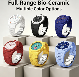 Cinturino per Orologio in Bioceramica Premium con Finitura Opaca, Bracciale Sostitutivo per Serie Royal Pop 26mm 28mm, Liscio come la Seta e Leggero - Product Image 1