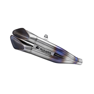 NlkHanm Nouveau Kit de Silencieux d'Échappement <span class=keywords><strong>Moto</strong></span> en Alliage de Titane Forgé Nid d'Abeille Slip-On pour Kawasaki ZX6R 2021-2024 Rétrofit/Amélioration - Product Image 2