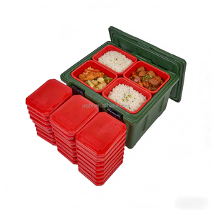 Calentador de Alimentos Portátil, Contenedor Aislado para Alimentos con Ruedas Bloqueables, Hebillas Dobles y Asas - Product Image 2