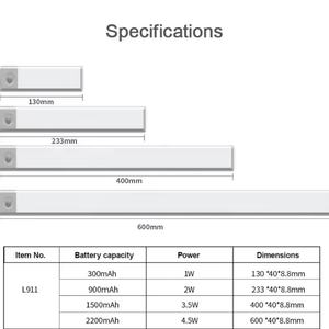 Luz LED con Sensor de Movimiento Infrarrojo para Debajo del Gabinete, de Aluminio, Súper Sensible, Magnética, para Cocina, en Oferta - Product Image 3