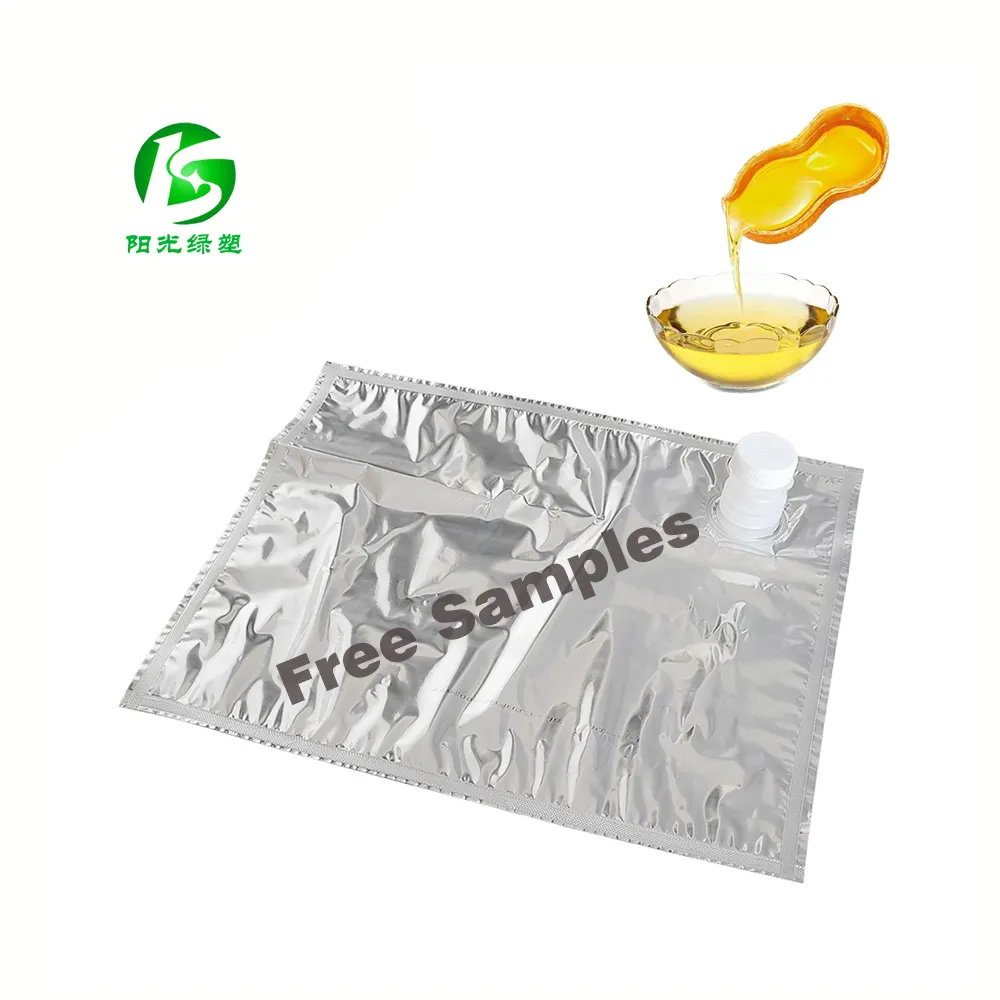 Alluminio/trasparente olio di palma oliva 5L sacchetto di imballaggio alimentare sacchetto in scatola con valvola