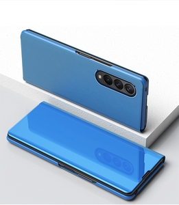Coque arrière à rabat miroir pour <span class=keywords><strong>Samsung</strong></span> <span class=keywords><strong>Galaxy</strong></span> Z Fold 4, coque en plastique pour <span class=keywords><strong>Galaxy</strong></span> Z Fold 3 - Product Image 6