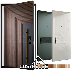Moderne Massivholz-Innentür mit Rahmen Vorgefertigte Maßgefertigte Holztür für Haus Hotel Schlafzimmer - Product Image 2