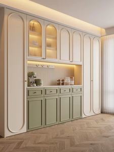 2025 gỗ hiện đại phòng khách tủ trưng bày & ăn uống đảo Modular thân thiện với môi tiết kiệm không gian lưu trữ đồ nội thất - Product Image 5