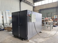 Four de cuisson électrostatique industriel gris foncé personnalisé pour revêtement en poudre électrique