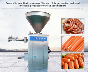 Llenado Neumático Cuantitativo Totalmente Automático de Salchichas de Grado Comercial y Salchichas de Sangre Roja - Product Image 2