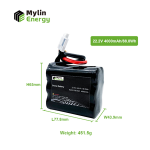 Batería de Iones de Litio Mylin Energy de 4000mAh 88.8wh 6S1P 22.2V para Drones, Coches RC y Modelos de Juguetes Quadcopter 22.2V 4000mah - Product Image 2