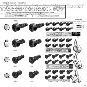 Thay thế an ninh vít cho Vòng video chuông cửa tốt chủ đề dài ngắn T6 T15 vít Metric đo lường cho tuốc nơ vít - Product Image 2