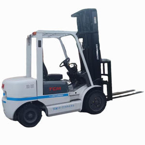 Second Hand Internal Combustion <b>Material</b> <b>Handling</b> Vehicle Efficient TCM FD35 Model 3.5 Ton Diesel Forklift Two Stage Mast Solid - Product Image 1