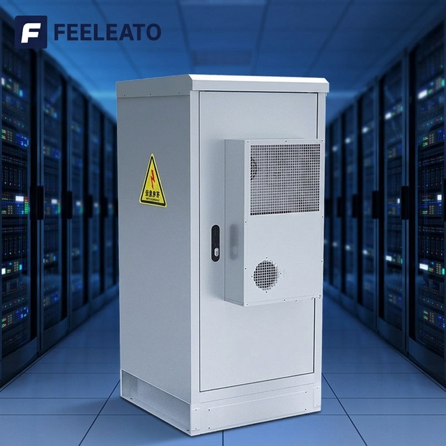 Custom 19 Inch Waterproof IP65 IP55 Metal Outdoor UPS Battery Solar Power Telecom Enclosure Electrical Cabinet in Stock