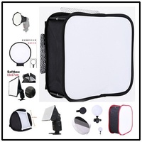 Réflecteur de lumière douce LED conique pliable et portable pour lampe torche, boîte à lumière douce, abat-jour, pour usage personnel