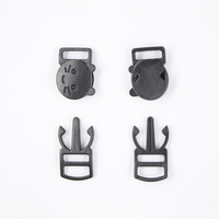 Colliers de sécurité pour chat en paracorde avec boucle de sécurité détachable noire de 3/8 pouces, accessoires