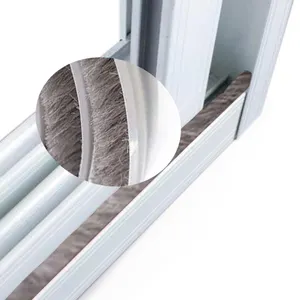 Profesional kualitas tinggi pintu tumpukan kayu cuaca pengupasan jendela layar sikat strip segel