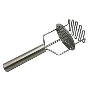 Hot Sell Potato Masher Stainless Steel Kitchen Accessories Potato Press Hand Tool Potato Ricer Metal Utensil