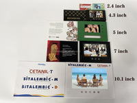 Écran LCD IPS HD 5/7/10,1 pouces, lecteur vidéo MP4, brochure pour la publicité