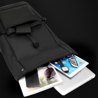Sac à dos pour ordinateur portable unisexe léger en tissu Oxford, personnalisable avec logo, pliable, imperméable, pour affaires, étudiants et mode