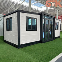 Casa Contenedor Modular y Portátil de 30 pies con Terraza y Escaleras, Fabricada con Acero y Panel Sándwich, Tamaño de 30 pies