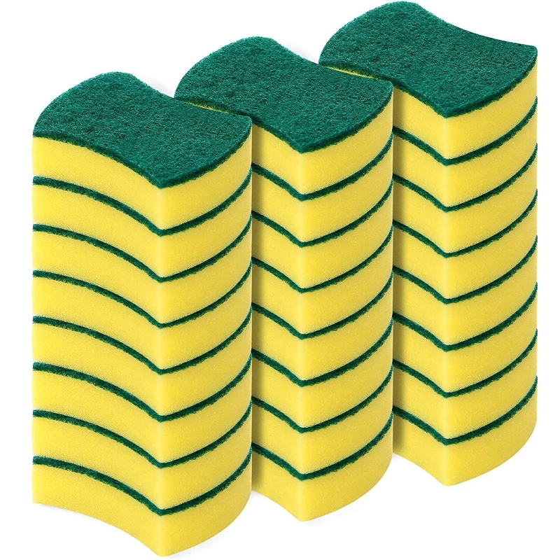 DS1428 Eco Non-scratch Esponjas De Esfregão De Prato Para Limpeza Esponjas De Limpeza De Lavagem De Prato Esponjas De Cozinha