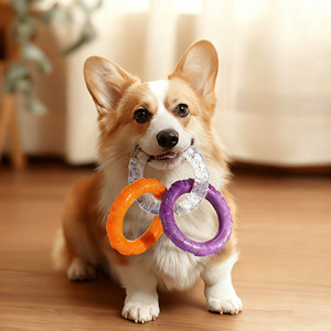 Jouet interactif pour <span class=keywords><strong>chien</strong></span> Tug of War, jeu de traction pour <span class=keywords><strong>chien</strong></span>, jouet interactif à anneau de traction, jouets de nettoyage <span class=keywords><strong>des</strong></span> <span class=keywords><strong>dents</strong></span> en TPR résistants pour chiens de grande et petite taille - Product Image 1