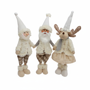 Festivo L12 W18 H58cm resina e poliestere Santa figurine accese all'ingrosso alla rinfusa decorazione natalizia per feste e uso domestico - Product Image 1