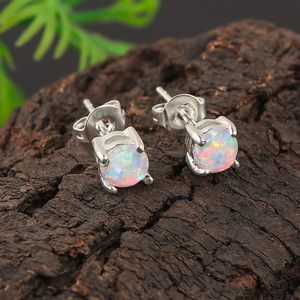 Pendientes de Ópalo YASHEE, Plata de Ley, para Uso Diario, Cristal Curativo de Chakra, Engaste de Garra, Joyería para Mujer - Product Image 2