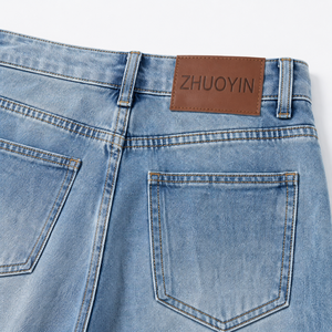 <span class=keywords><strong>Jeans</strong></span> a Zampa di Lusso da Donna a Vita Alta Vestibilità Comoda Stile <span class=keywords><strong>Mom</strong></span> <span class=keywords><strong>Fit</strong></span> in Denim - Vendita all'Ingrosso ODM - Product Image 5