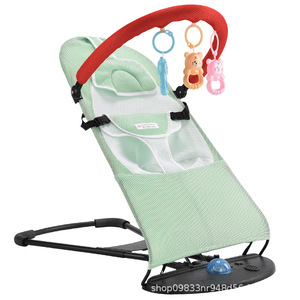 Chaise berçante pour bébé, fauteuil inclinable apaisant pour nouveau-né, berceau pour enfants, <span class=keywords><strong>lit</strong></span> avec cadre en métal, capacité de <span class=keywords><strong>18</strong></span> kg, non pliable - Product Image 1