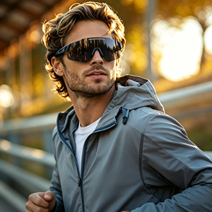 Lunettes de soleil de sécurité pour le cyclisme et la course à pied, légères, durables, de haute qualité, avec protection UV, logo personnalisé, pour les sports de plein air - Product Image 2