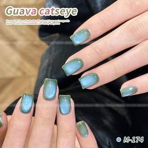 เจลทาเล็บสีขาวใส กลิ่นฝรั่ง องุ่น ส้มเขียวหวาน ทำเองได้ เป็นมิตรต่อสิ่งแวดล้อม สำหรับคนทานมังสวิรัติ ติดทนนาน ป้องกันรังสียูวี พร้อมเม็ดแก้วคริสตัลลายตาแมว - Product Image 5