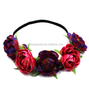 Diadema <span class=keywords><strong>de</strong></span> <span class=keywords><strong>Flores</strong></span> <span class=keywords><strong>de</strong></span> Moda <span class=keywords><strong>para</strong></span> <span class=keywords><strong>Niñas</strong></span>/Banda <span class=keywords><strong>de</strong></span> Pelo con <span class=keywords><strong>Flores</strong></span> <span class=keywords><strong>de</strong></span> Rosa Hawaiana Artificiales/Guirnalda <span class=keywords><strong>de</strong></span> <span class=keywords><strong>Flores</strong></span> <span class=keywords><strong>para</strong></span> Boda - Product Image 2