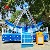 Bateau pirate miniature pour enfants, manèges de divertissement, équipement d'amusement pour enfants, bateau pirate électrique