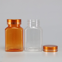 Bouteille en plastique PET pour pilules et suppléments, avec logo personnalisé, 120 ml, 150 ml, 180 ml, bouteille médicale pour vitamines