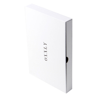 Boîte à t-shirt de luxe blanc, emballage personnalisé avec glissière en papier, coffret d'emballage pour vêtements, vente en gros, pièces