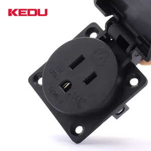 Kedu Ul Amerikaanse Eenfase Socket 10A Hoge Kwaliteit Mannelijke Industriële Socket S230E-5