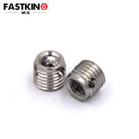 303CU Self Tapping Sleeve with 307 Insert Wire Thread Three-Hole Type Plain Finish Includes Screw Thread Liner