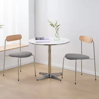 Tables d'appoint modernes en MDF de haute qualité pour les boissons au café pour l'entrée Bistro Patio canapé côté salon hôtel hôpital utilisation