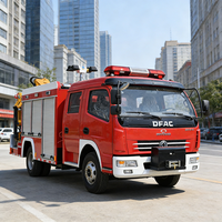 Camion-citerne à eau et mousse diesel multifonctionnel DONGFENG avec compartiment de stockage, volume de citerne de 2 à 25 m³