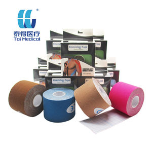 Cinta Deportiva Sintética Premium de 2.5CM*5M, Material de Algodón Personalizable, Vendajes de Kinesiología Muscular Impermeables Precortados - Product Image 1