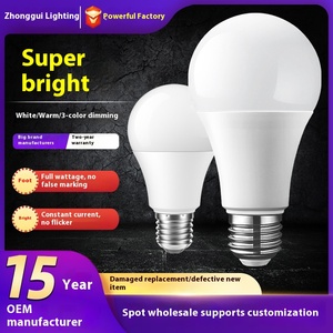 Bán buôn bóng đèn LED E27 vít Bong Bóng đầu tiết kiệm năng lượng trong nhà Đèn Bàn gấp AC CRI 80 hiệu quả cao Bảo hành 2 năm - Product Image 3